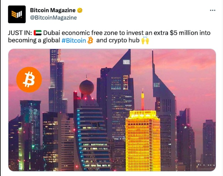 迪拜经济自由区将额外投资500万美元打造全球比特币和加密货币中心3月2日消息，获艾美奖、迪士尼支持的好莱坞动画工作室 Baobab Studios 在以太坊上推出的 NFT 系列Momoguro将于今日开放铸造，白名单用户能以 0.22 ETH（约合 365 美元）的价格铸造其创世 NFT。 Momoguro 除该 NFT 外还包含一款 NFT 角色扮演游戏，Momoguro RPG 将基于以太坊 Layer2 扩容解决方案 ImmutableX，并将 NFT 作为核心游戏功能，该游戏定于 2023 年第二季度推出。迪拜经济自由区将额外投资500万美元打造全球比特币和加密货币中心