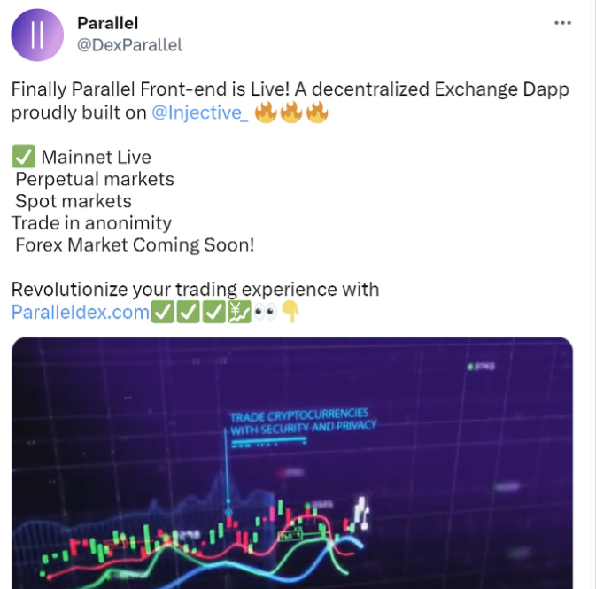 交易所Parallel已上线
