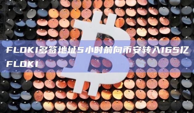 FLOKI多签地址5小时前向币安转入165亿FLOKI