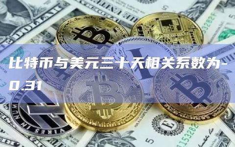 比特币与美元三十天相关系数为-0.31
