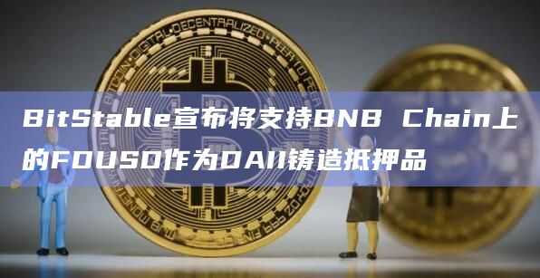BitStable将纳入BNB Chain的FDUSD作为其稳定币DAII的铸造抵押品