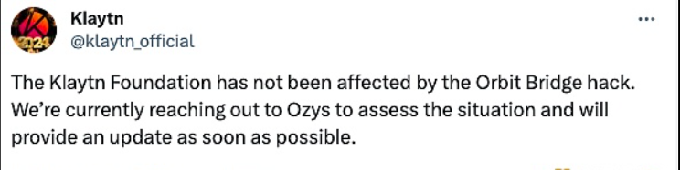 Orbit Bridge常用于将资产转移至Klaytn网络